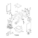 Frigidaire FEF303BWA body diagram