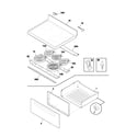 Frigidaire GLEF378AQF top/drawer diagram