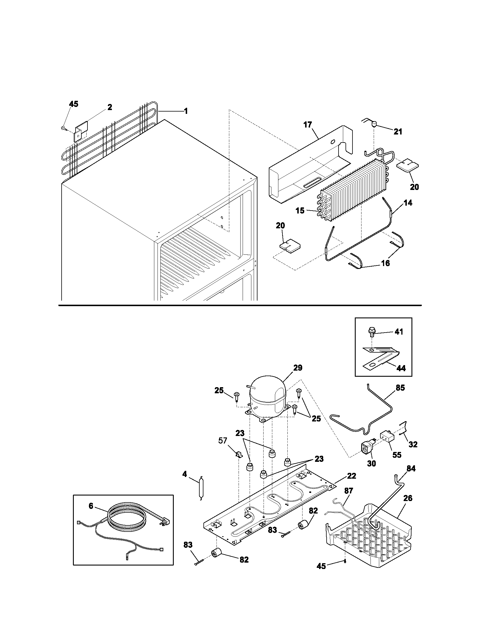 Kenmore 25331612102 system diagram