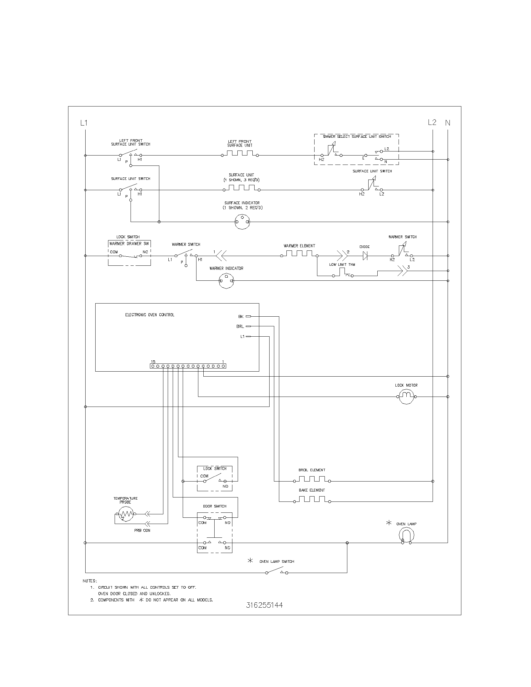 Kenmore 79093751103 wiring schematic diagram