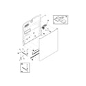 Frigidaire FDB101SAW2 door diagram
