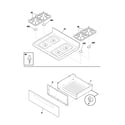 Frigidaire FGF355ASC top/drawer diagram