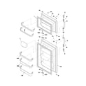 Frigidaire FRT18LN5BW2 doors diagram