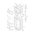 Frigidaire FRT18G4AWA doors diagram