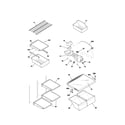Kenmore 25372874204 shelves diagram