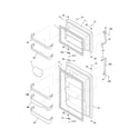 Frigidaire GLRT182SAW4 doors diagram