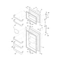 Frigidaire FRT18S6AQ8 doors diagram