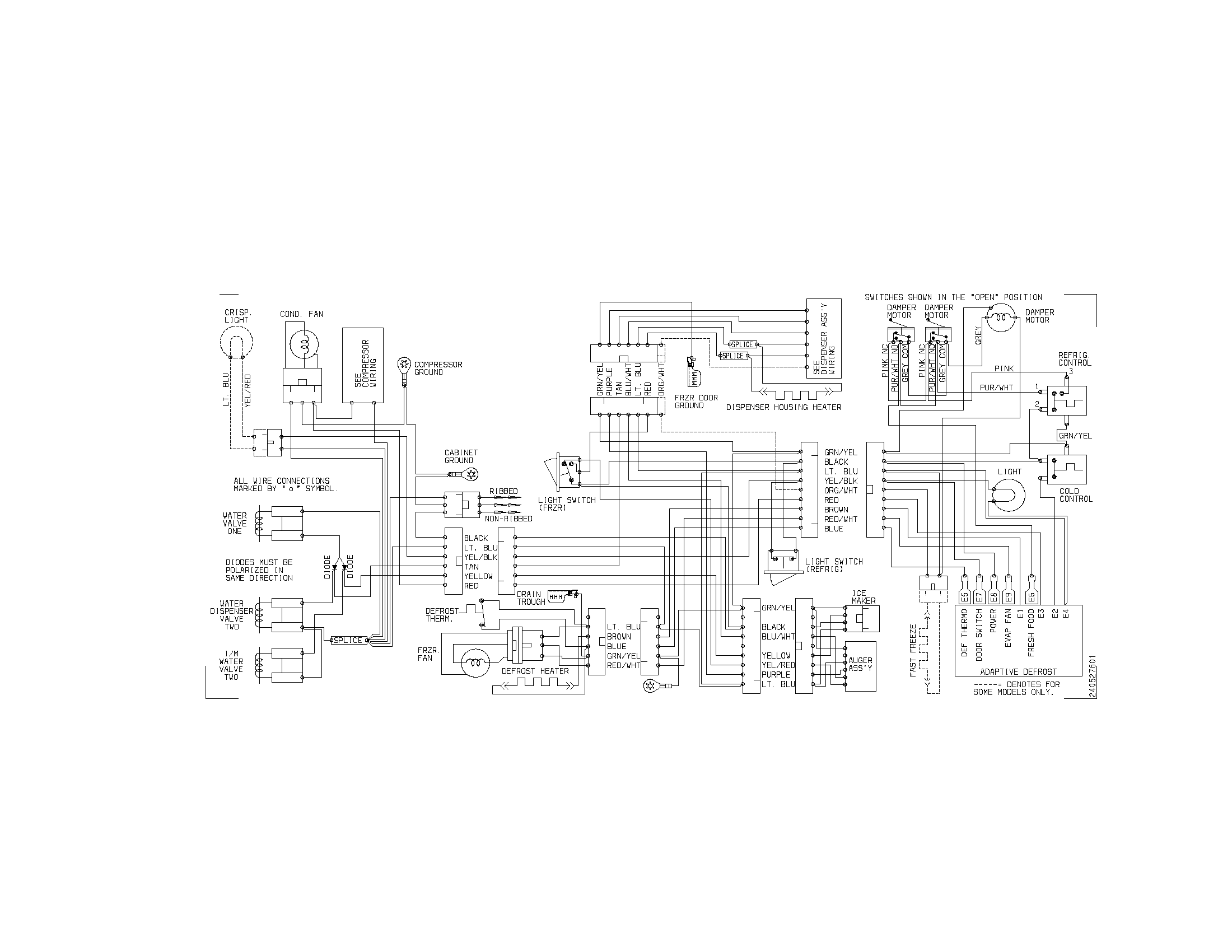 Kenmore 25352332202 wiring diagram diagram