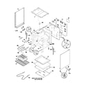 Frigidaire FEF352ASE body diagram