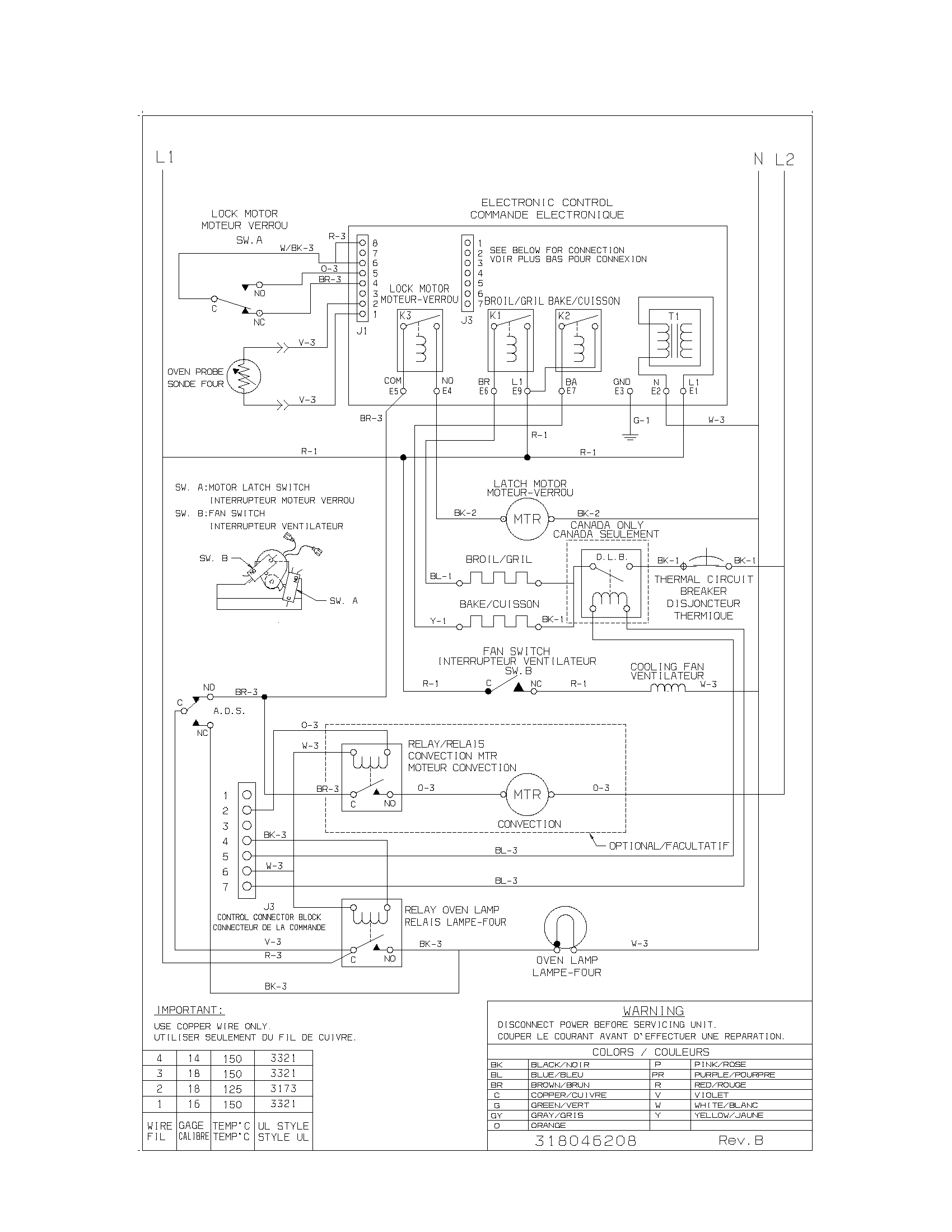 Frigidaire GLEB27S7CSA wiring diagram diagram