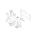 Frigidaire FEF316BSA backguard diagram