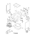 Frigidaire FEF316BSA body diagram