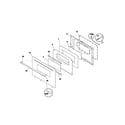 Frigidaire FEF316BSA door diagram