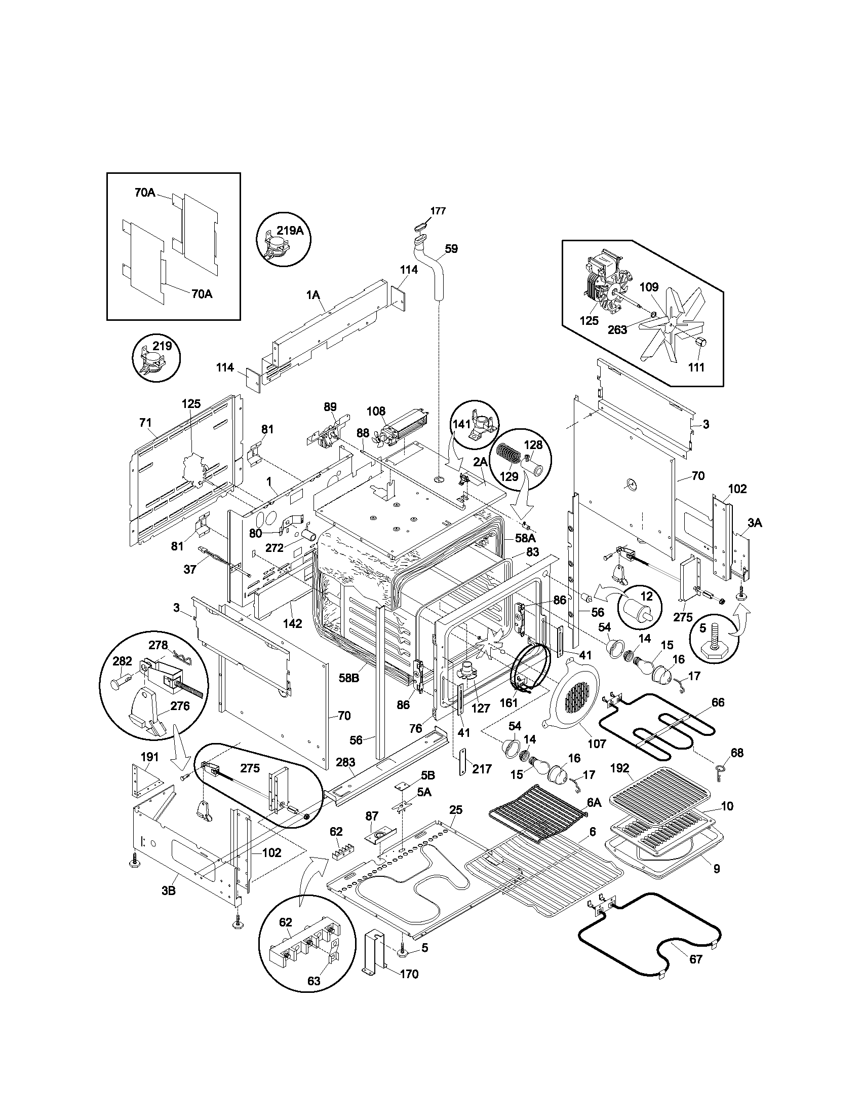 Kenmore 79046123300 body diagram