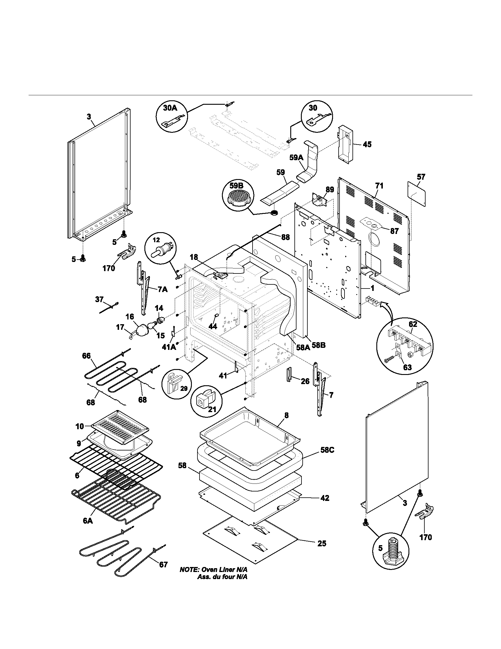 Kenmore 79092412104 body diagram