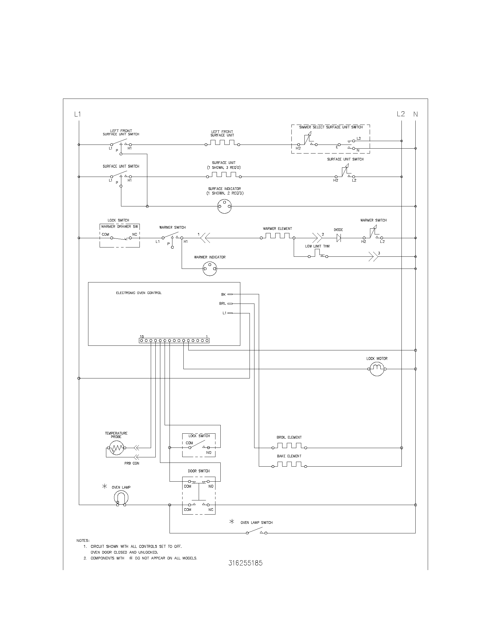 Kenmore 79093754104 wiring schematic diagram
