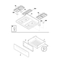 Frigidaire GLGF388CQA top/drawer diagram