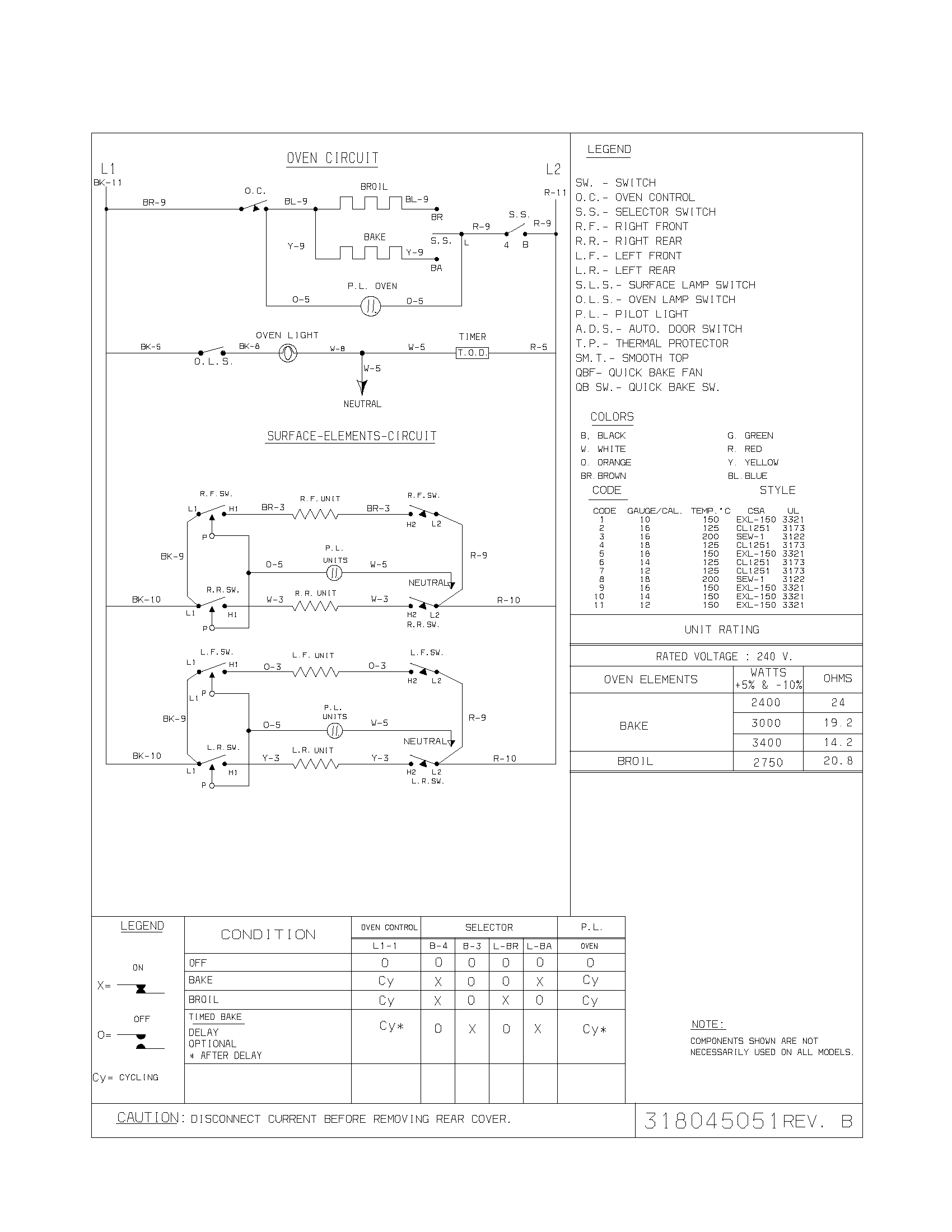 Frigidaire FES300ASD wiring diagram diagram