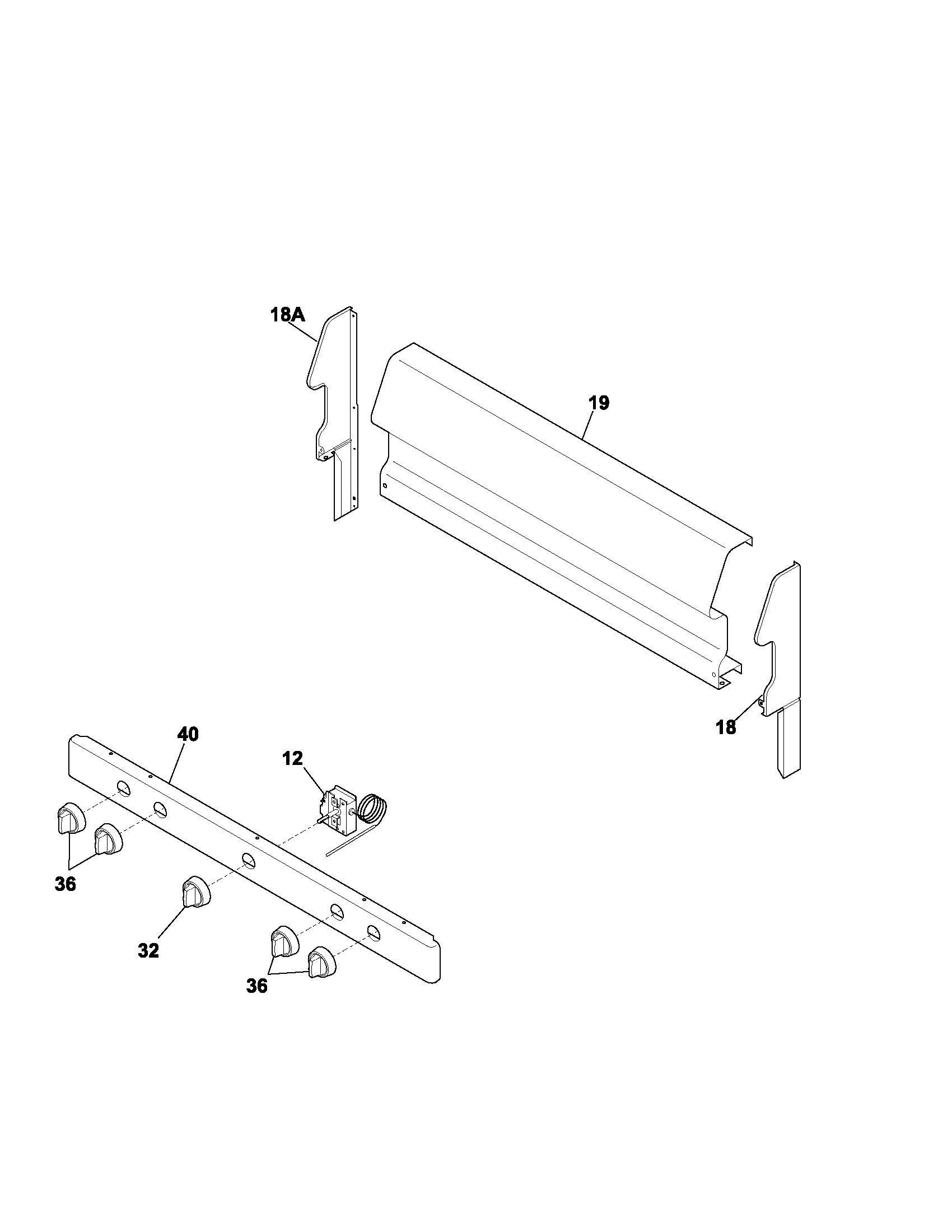 Kenmore 79071000300 backguard diagram