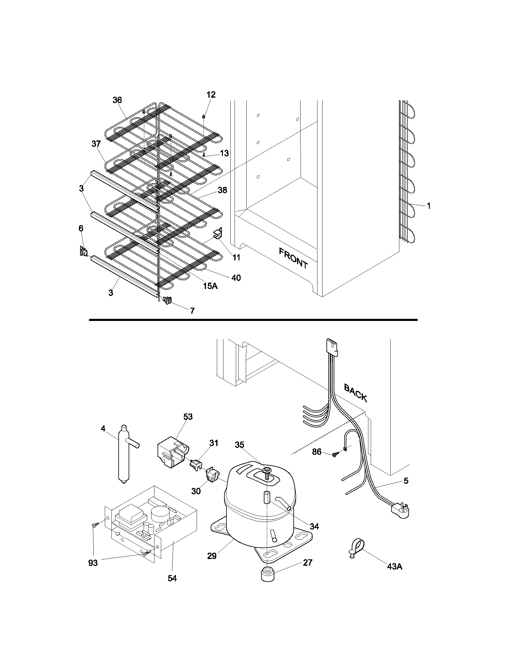 Kenmore 25323414100 system diagram