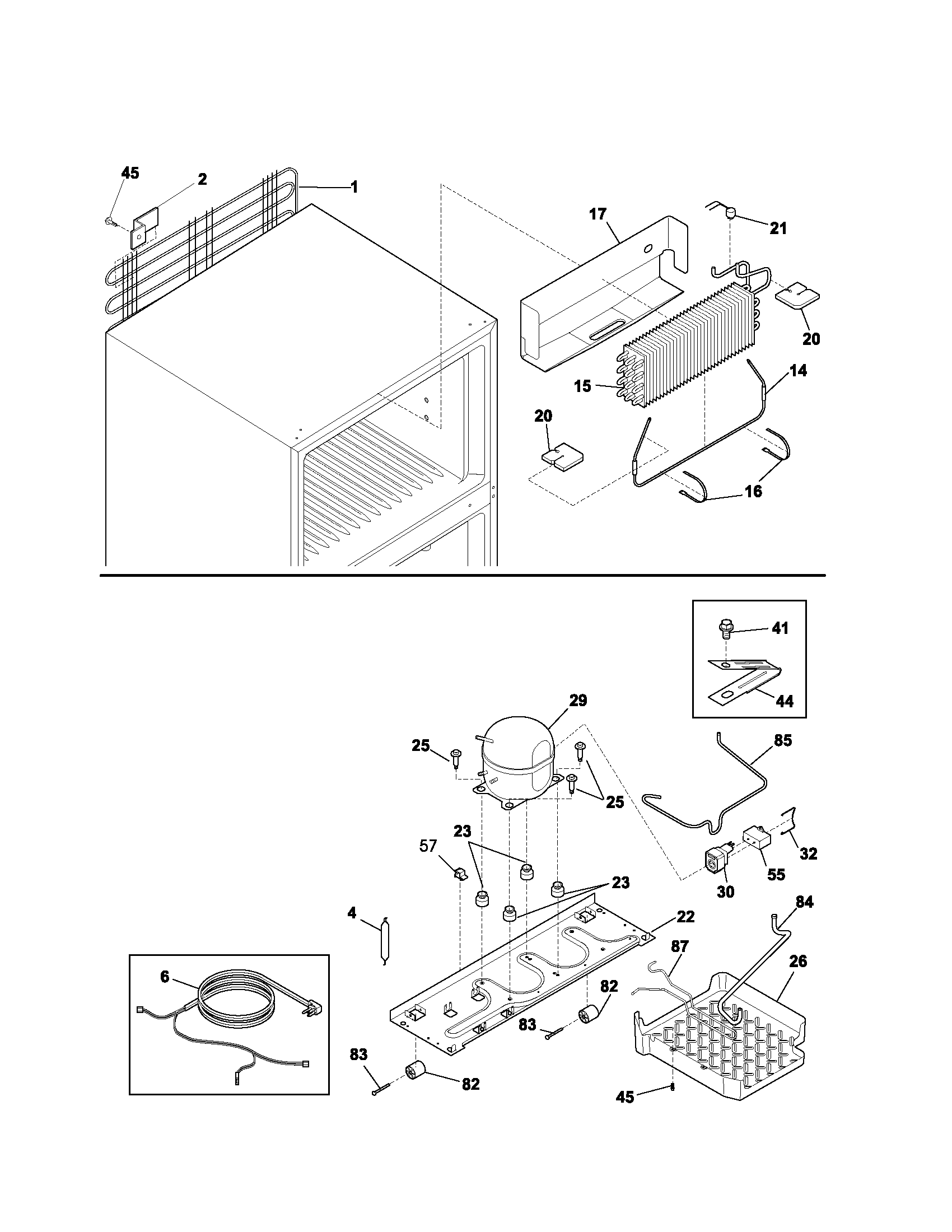 Kenmore 25373462300 system diagram
