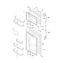 Frigidaire FRT15IB3AT3 door diagram