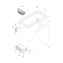 Frigidaire FFC13C3AW2 cabinet diagram