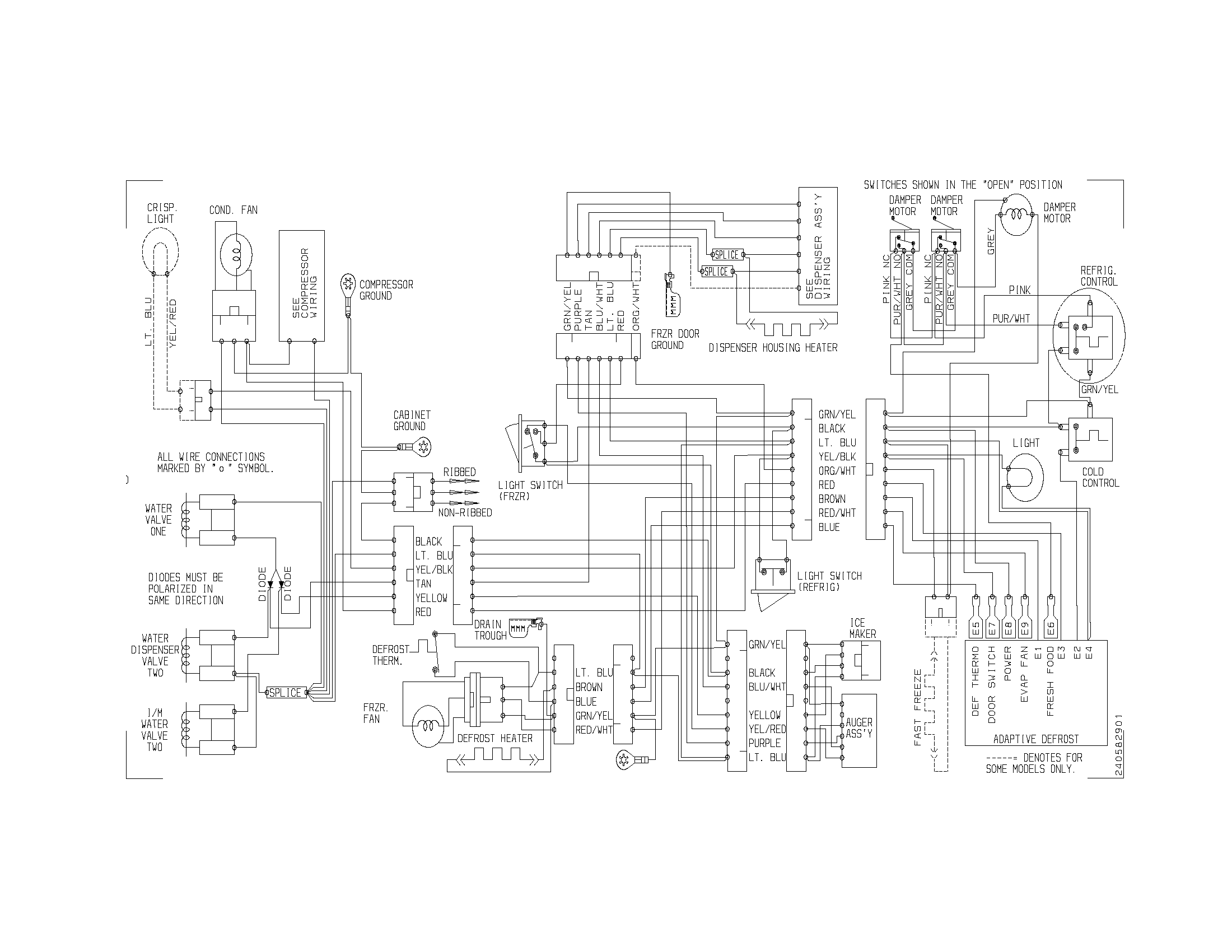 Frigidaire FRS26R2AQ5 wiring diagram diagram