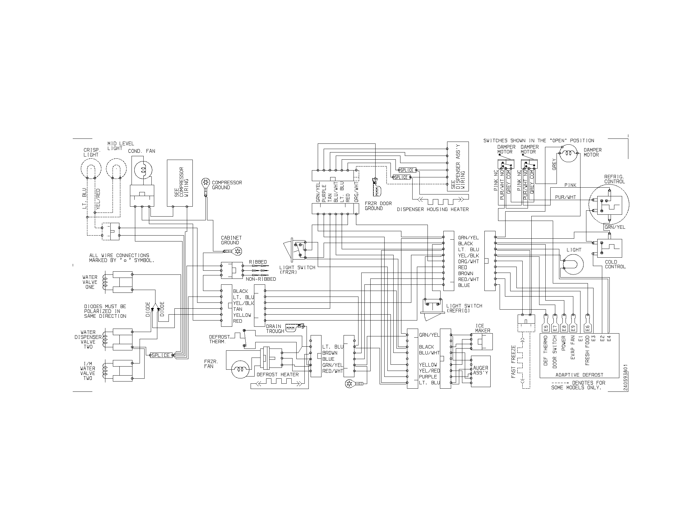 Frigidaire FRS23W3AQ7 wiring diagram diagram