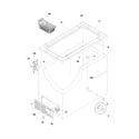 Frigidaire FFC13K2CW1 cabinet diagram
