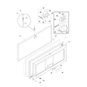 Frigidaire FFC15C8BB2 door diagram