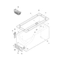 Frigidaire FFC15C8BB2 cabinet diagram