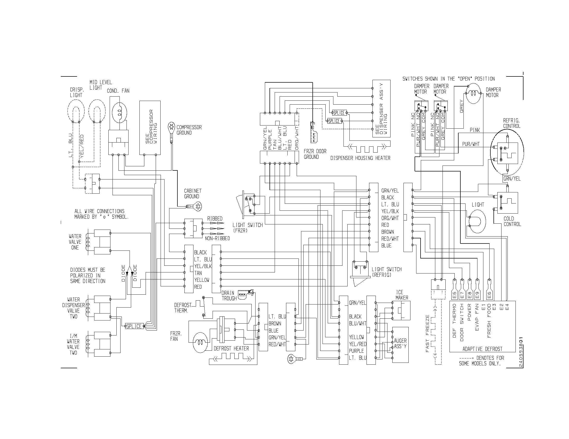 Frigidaire FRS23KF7AQ7 wiring diagram diagram