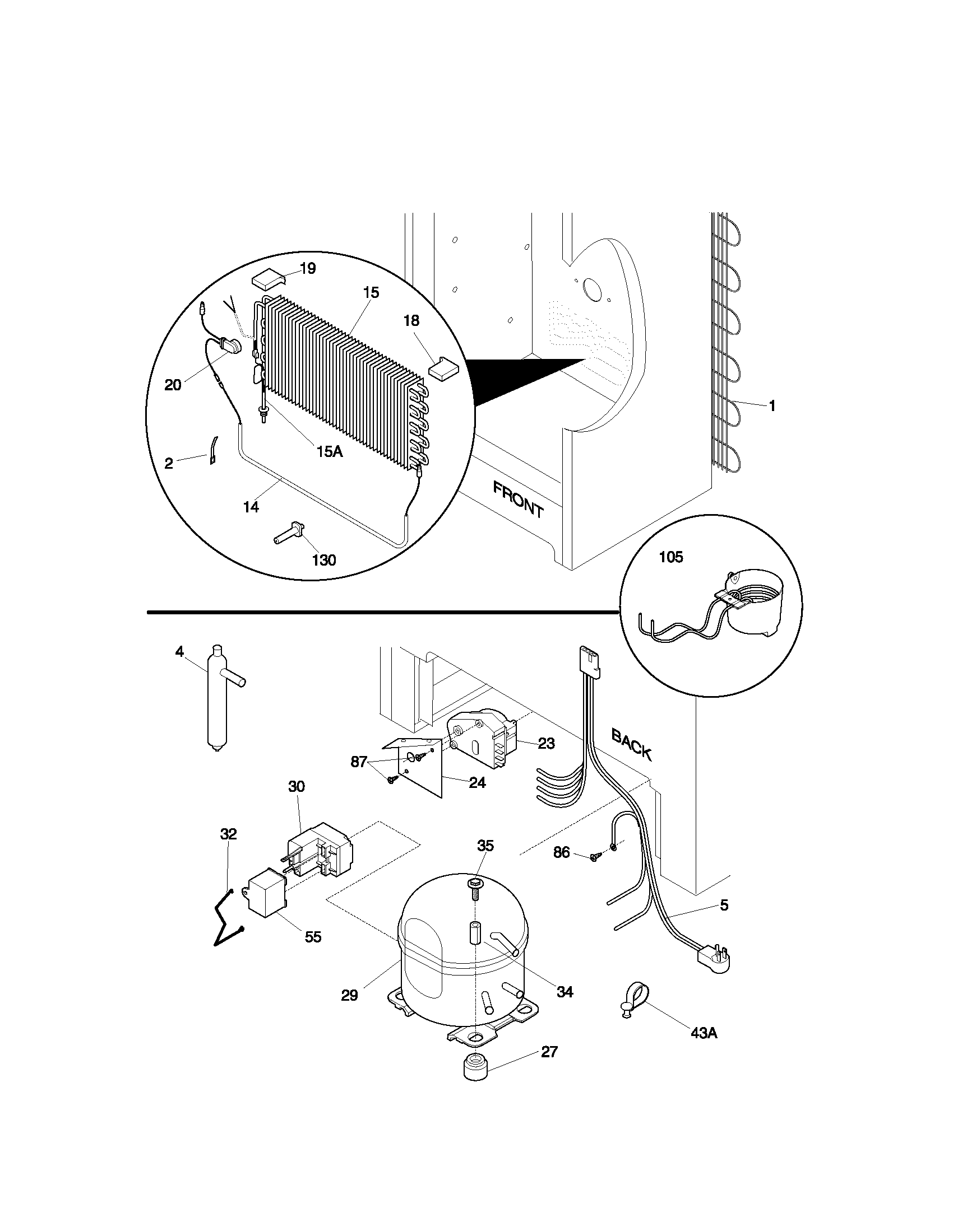 Kenmore 25323724100 system diagram