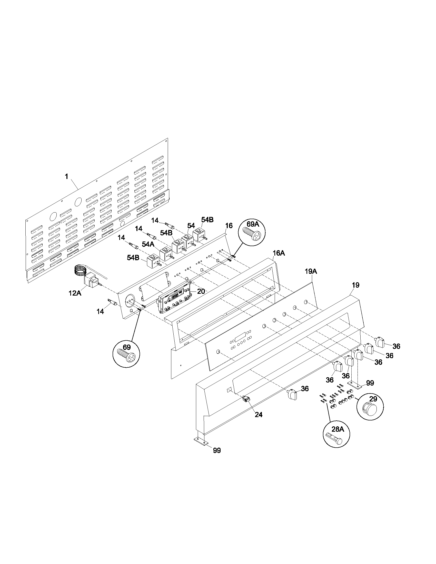 Kenmore Elite 79099513300 backguard diagram