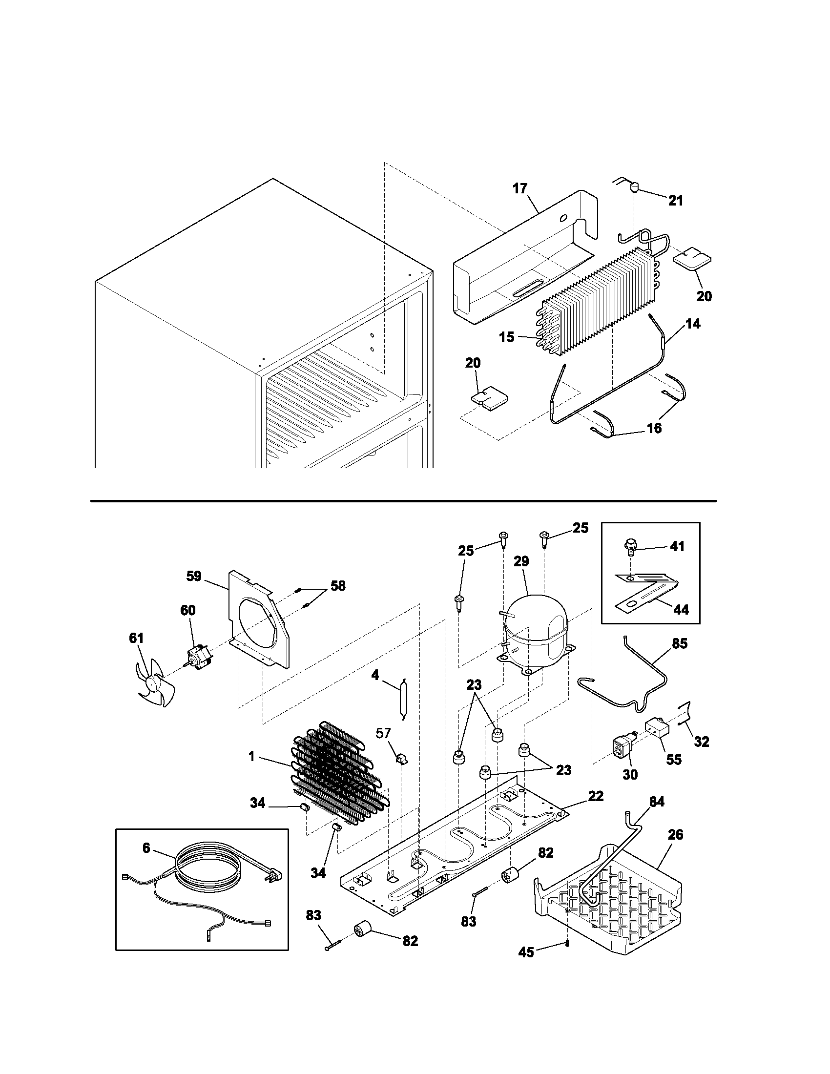 Kenmore 25363782300 system diagram