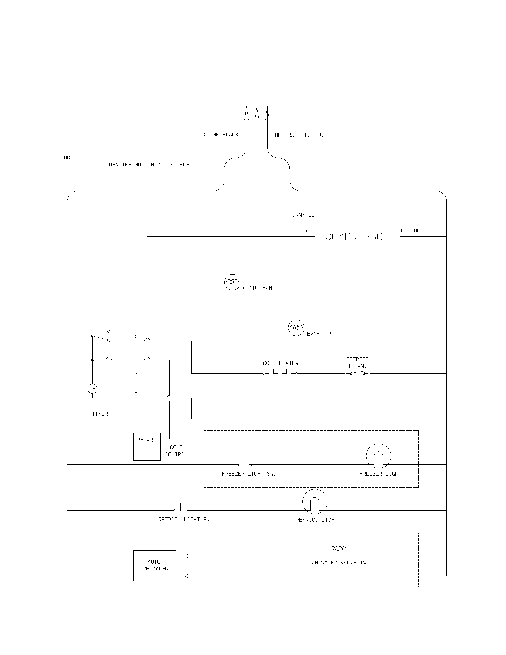 Kenmore 25363782300 wiring schematic diagram