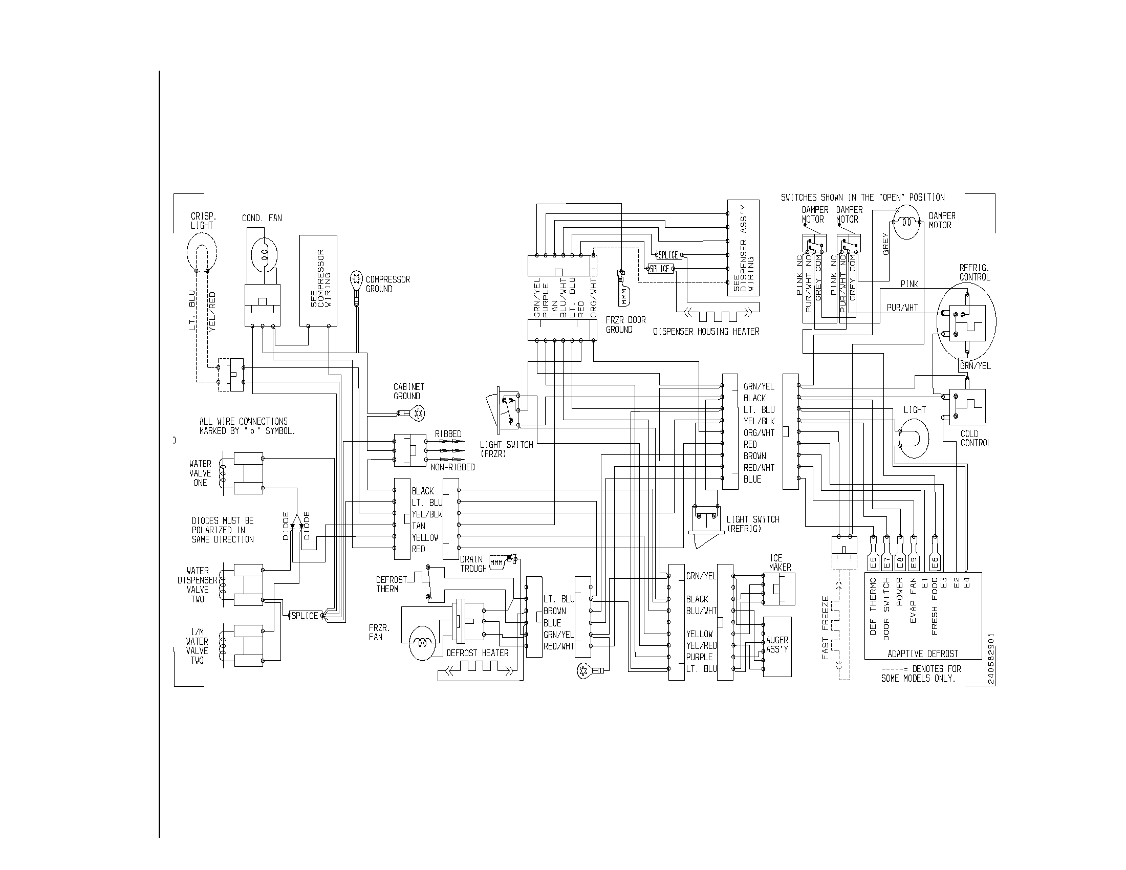 Kenmore 25353222300 wiring diagram diagram