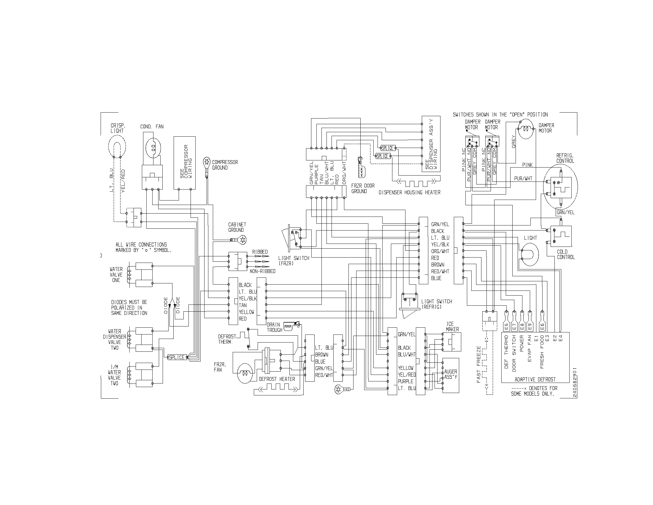 Kenmore 25353223300 wiring diagram diagram