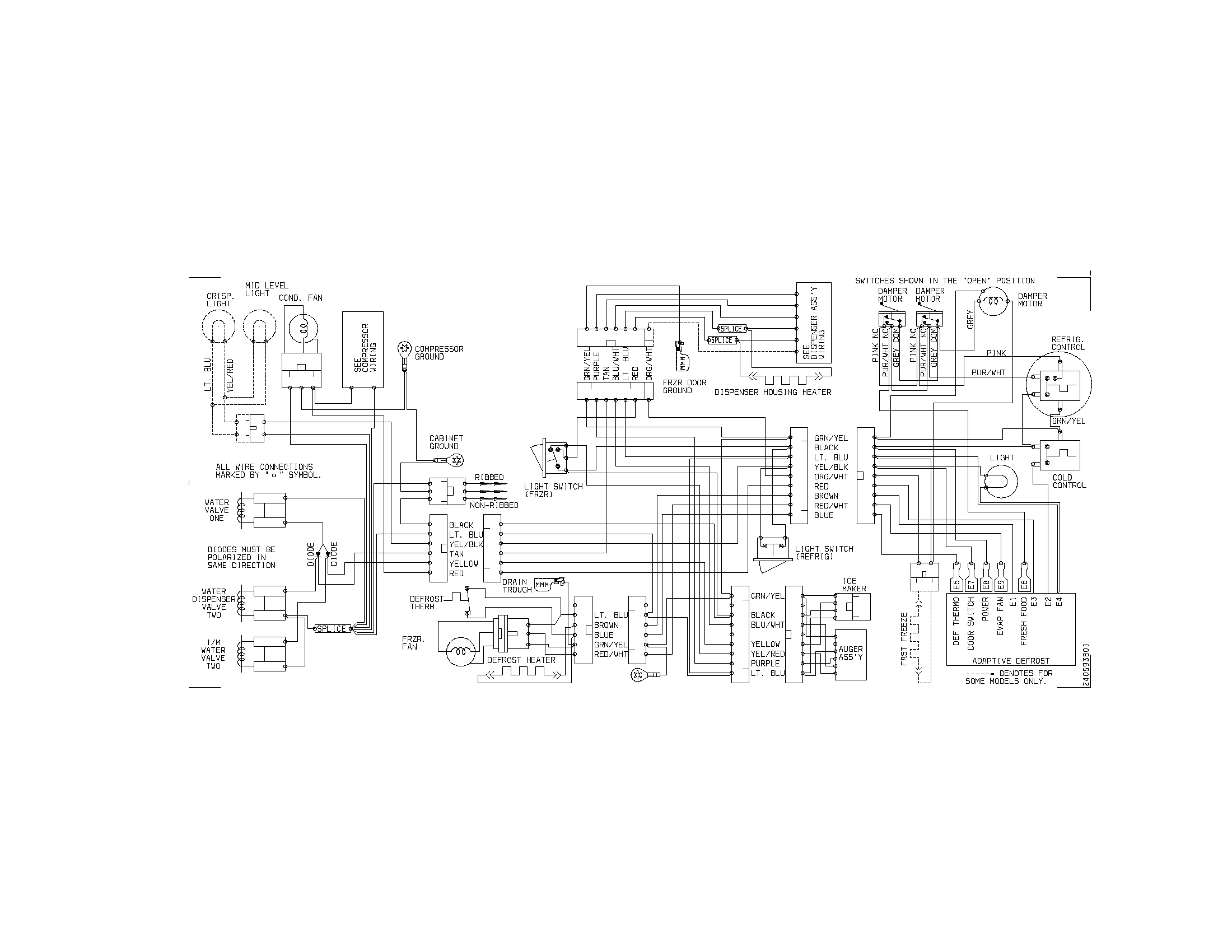 Kenmore 25353372300 wiring diagram diagram