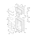 Frigidaire GLHT216TAQ4 doors diagram