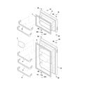 Frigidaire FRT17A2AZ2 door diagram