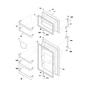 Frigidaire FRT18H6CSB0 door diagram