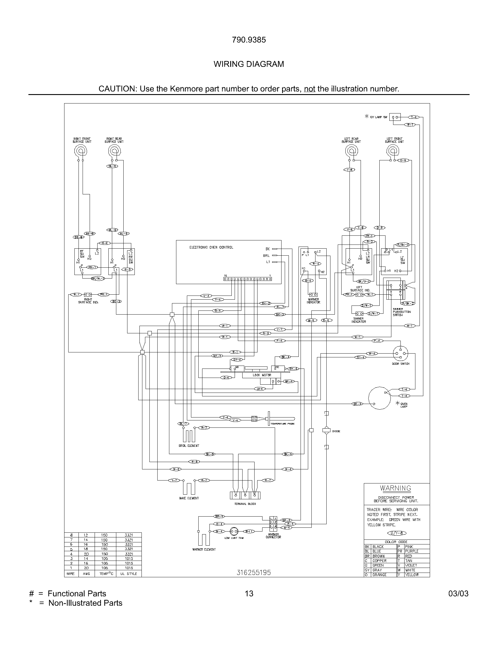 Kenmore 79093854300 wiring diagram diagram