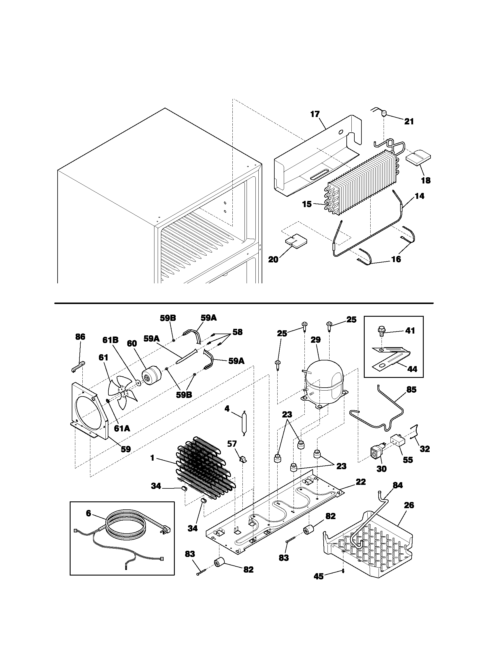 Kenmore 25373072300 system diagram
