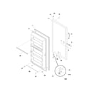 Frigidaire FFU20FC4CW0 door diagram