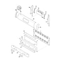 Frigidaire FGF356MXAWA backguard diagram