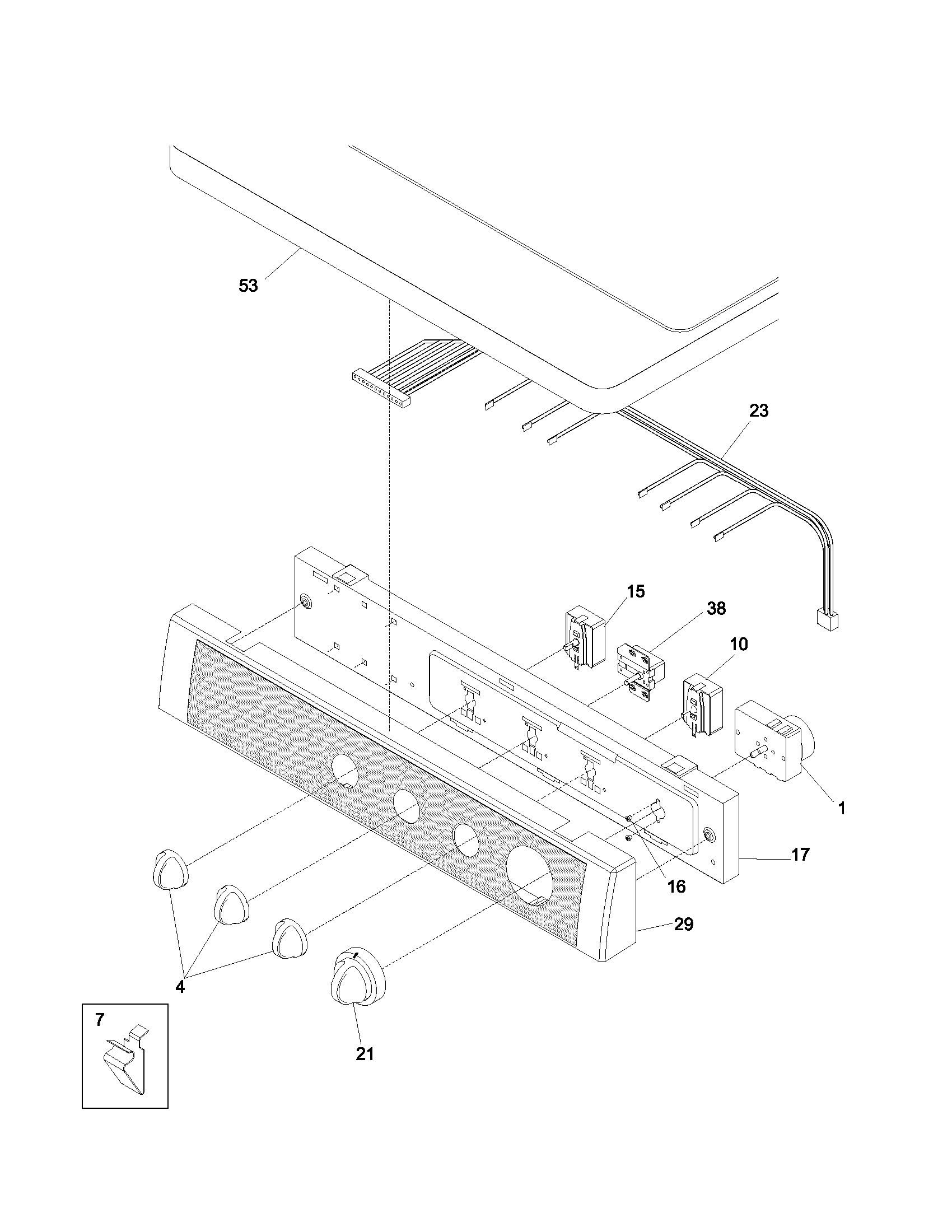 Gibson GGF331AS3 controls diagram