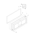 Frigidaire FFC09C2CW0 door diagram