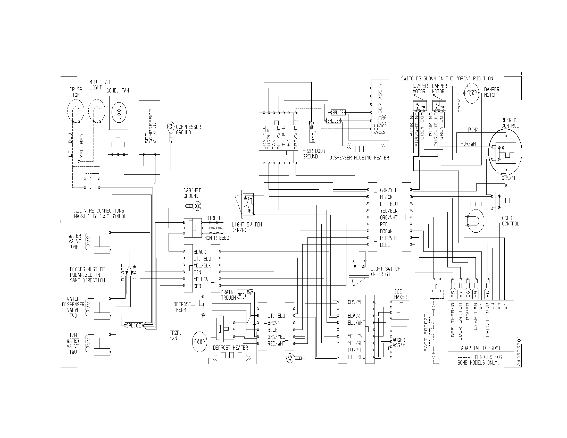 White-Westinghouse WRS26MF5AS6 wiring diagram diagram